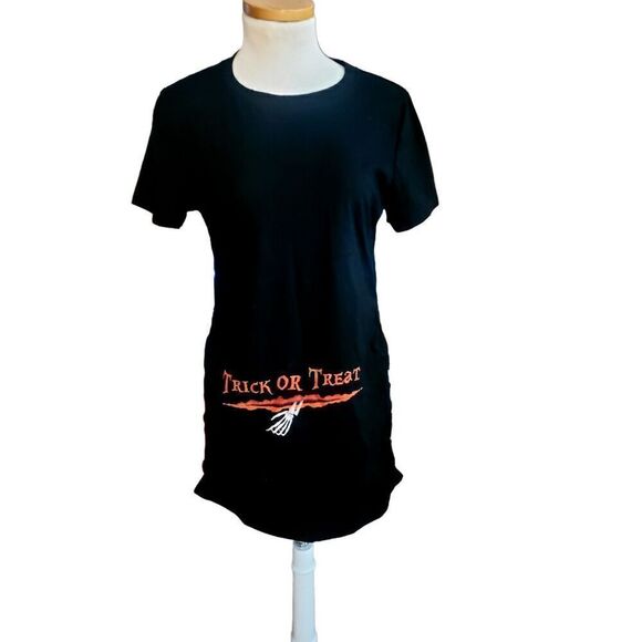 NEW MATERNITY HALLOWEEN TUNIC TOP - Picture 1 of 3